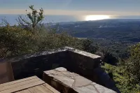 Authentic stone village house with swimming pool and breathtaking sea views