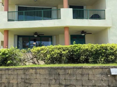 Beachfront Garden Apartment with Ocean View. This unit is fully equipped.