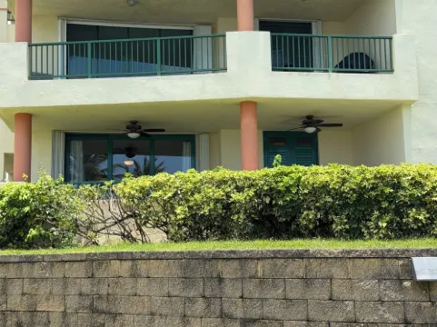 Beachfront Garden Apartment with Ocean View. This unit is fully equipped.