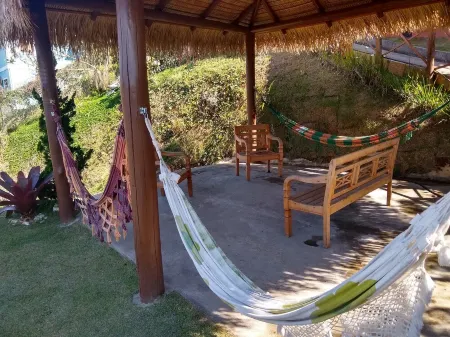 Rustic house with paradisiacal view to the Woman of Stone.