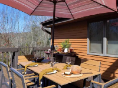 Secluded Retreat w/ Pool, Hot Tub, Fire Pit, Views Windham Mountain House Hotéis em Windham