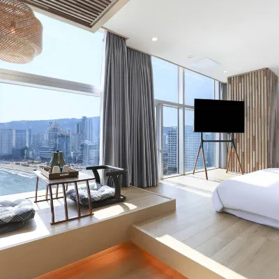 Busan Gwangalli Hotel Ryokan Bada โรงแรมใกล้สถานีโอซิเรีย