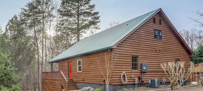 Steps to Lake Lanier: Wooded Escape w/ Boat Dock Hotels in Hall County