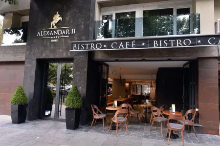 Hotel Alexandar II Отели рядом с достопримечательностью «Fountain of the Mothers of Macedonia»