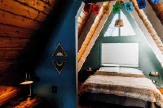 Indigo //Aframe- Hot Tub- Views!