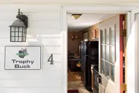 Trophy Buck sleeps 6, or rent all 4 for 20. Horseback riding across the Rd!