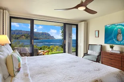 Spectacular Oceanfront View at Hanalei Bay Resort 9101,2,3 - 6 Min Walk to Beach