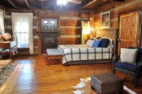 Rustic Retreat, a pre Civil War log cabin.