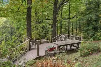 Buck's Cabin near Brevard, NC  Dog Friendly Wood stove, mtn views in forest.