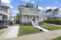 Ocean View, 4 houses from the beach! Comprised of 2nd & 3rd floor with balcony!