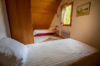 New stylish chalet made in wood in the mountain