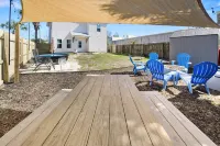 Fall Family Fun•4Br•Games•Fire Pit•Easy Beach Access•Fenced Yard•Pet Friendly - واي فاي