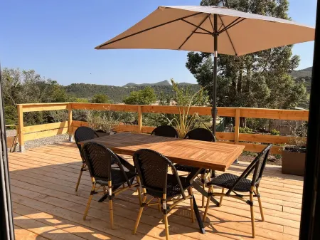 Beautiful!!! Villa Cerise south Ardèche Les Vans, private pool, superb view