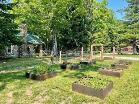 Log lodge estate in northern Michigan. A one of a kind up north experience.