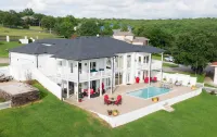 Lakehouse with private pool