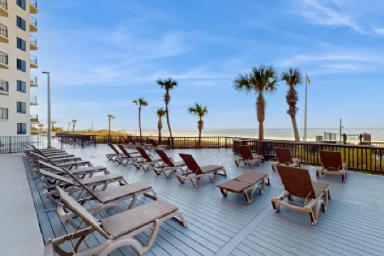 10th-floor, Gulf-front condo with pools, tennis, views, & fast WiFi