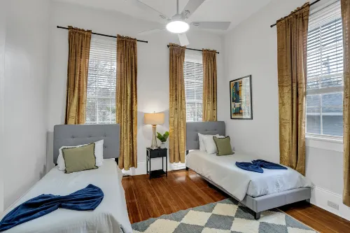 Modern Kitchen and Fenced Parking Oasis - Charming Historic Retreat