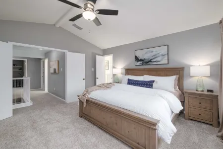 Spacious Backyard with Outdoor Play Area - Inviting Family Retreat