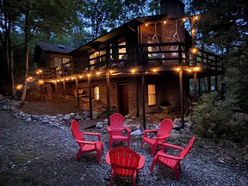 This 2000 sq ft cabin is the perfect retreat!
