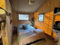 Experience nature, right by Hillsville, Va. a few ft from a stocked creek. Hotels in Piper Gap