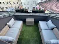 Old town. Studio with a Castle View. Roof terrace
