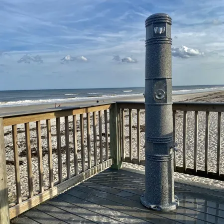 Steps away from the ocean