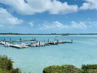 Waterfront Villa with Dock, Walk to Beach Club & Rusty Anchor Rest. 3b/r  3.5b/a Hotels in Michelson