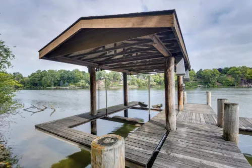 Riverfront Appleton Home with Pool and Boat Dock!
