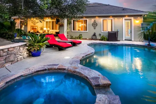 Luxury Vacation Villa with Salt water Pool and Spa.