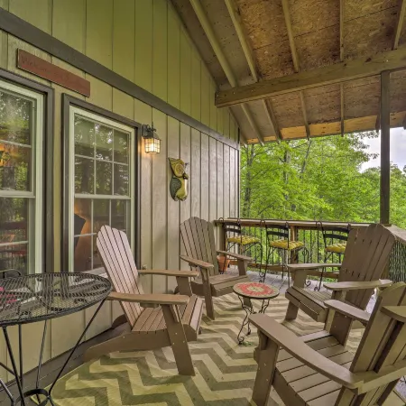 3 Mi to Beech Mtn Resort: Gem w/ Views & Fireplace