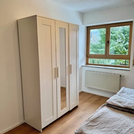 Modern, spacious apartment with a great view