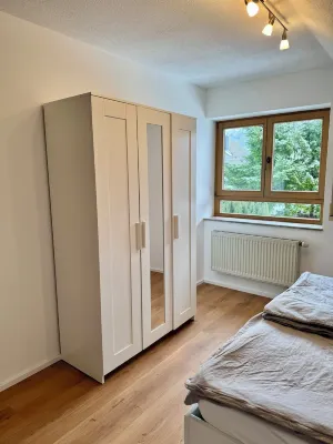 Modern, spacious apartment with a great view