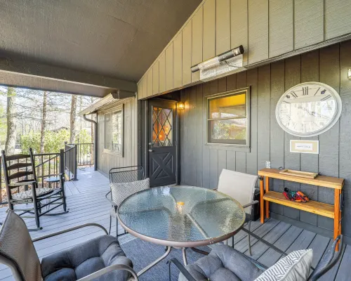 Near Lake + Trails: Rustic Newland Cabin w/ Deck! Hotels in Avery County