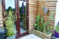 Overlooking the River Severn its path/cycle route with outside seating & dining.