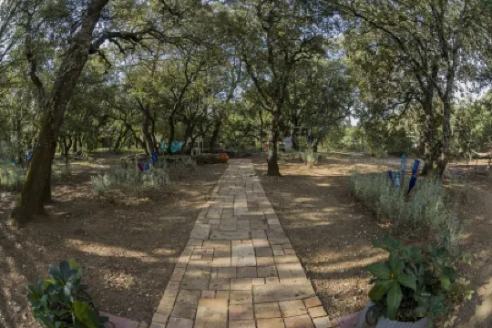 Carefully decorated house