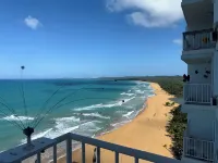 Breezy Oceanfront Condo Luquillo Beach Xscapes Relax in Warm Sand