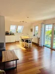 Modern vacation apartment with Baltic Sea view and balcony for 6 people