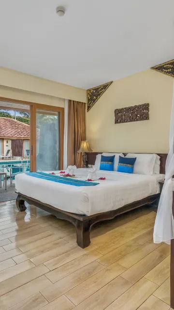 ห้องดีลักซ์พร้อมเข้าถึงสระว่ายน้ำ(เตียงคิงไซส์)