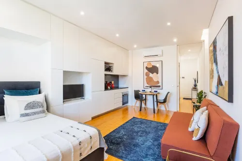 Stylish Studio w/ AC | Central Porto - 3 stelle
