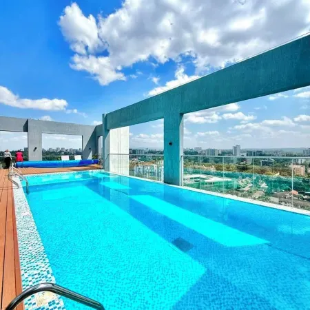 The Velvet Nook Rooftop Pool and Gym