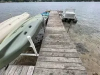 Amazing view of Stone Lake from top deck. Thirty five miles from Notre Dame. Hotels in Van Buren Township