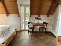 Apartment with kitchen and partly covered terrace. Central and quiet