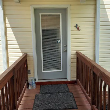 Country setting guesthouse.