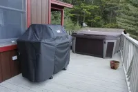 Luxury Mnt. View Cabin with game room, hot tub, fire pit and private ski trails