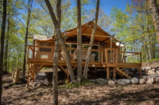 Rapids Luxury Canvas on Deer Lake