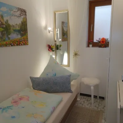 Large apartment-own entrance-small courtyard garden