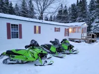 Secluded camp off the snowmobile trail Hotels in Aroostook County