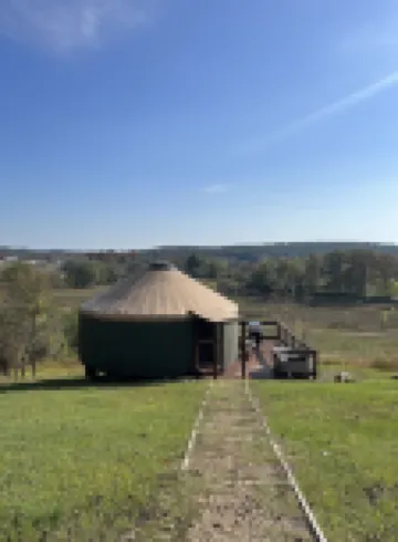 Luxury Yurt for Couples with Hot Tub on Deck
