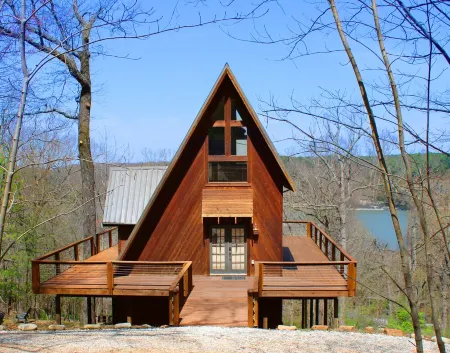 🌟 Lakeview Haven 🌟 A-Frame Treehouse Beaver Lake