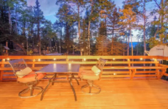 New!  Cozy 2-bedroom A-Frame with Hot Tub, Fire Pit, WiFi, AC and VIEWS!